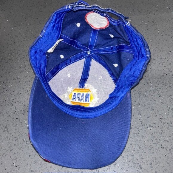 Napa Racing Hat Strapback Cap Mens Blue Red Ron Capps 28 NASCAR Fallen Heroes - Picture 5 of 6